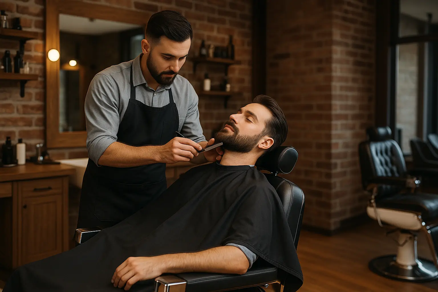 cadeira barbearia terra santa