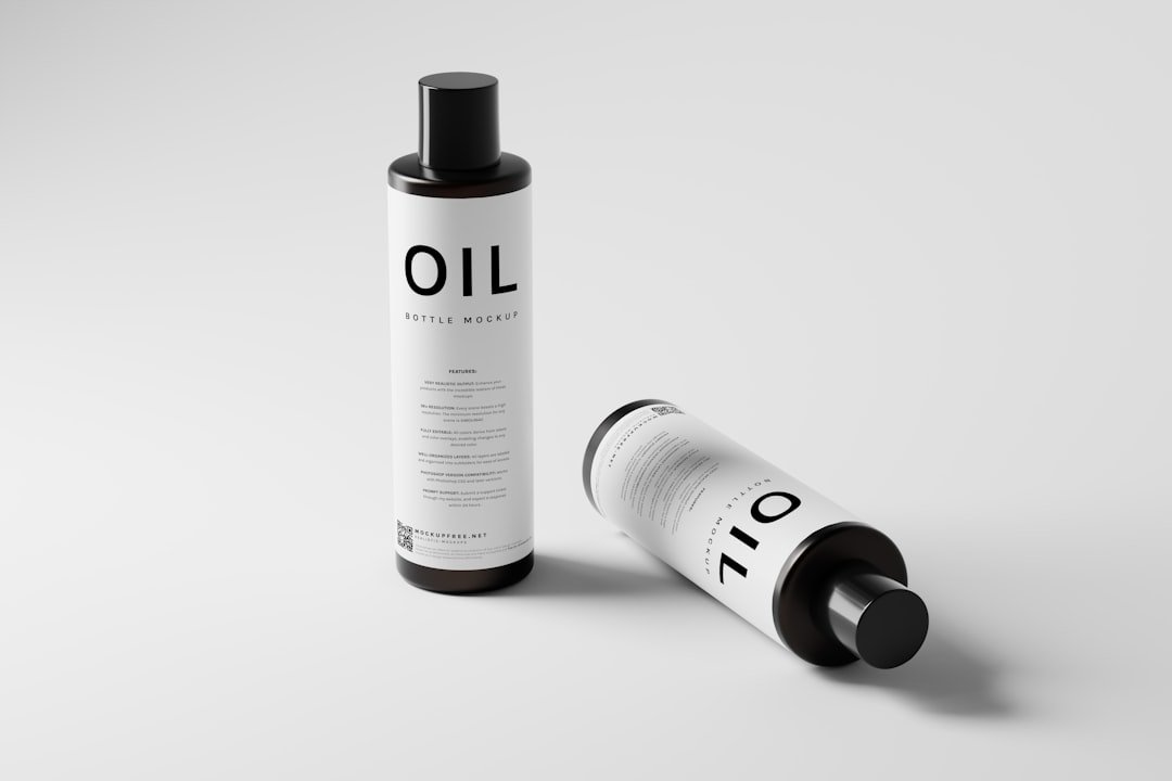 Photo hair oil